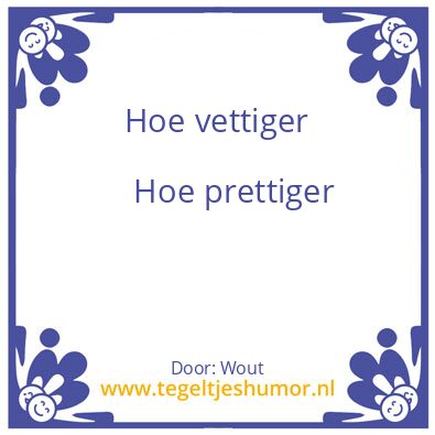 Tegeltje: Frituur
