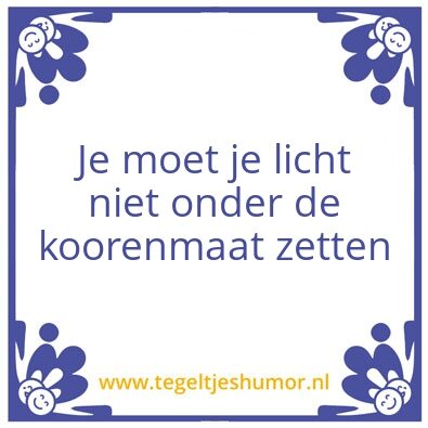 Tegeltje: Licht