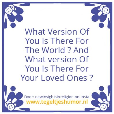 Tegeltje: Another Important Question !