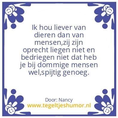 Tegeltje: Spreuk