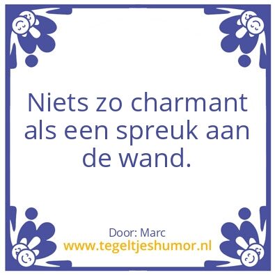 Tegeltje: Ja