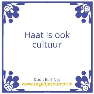 Tegeltje: Cultuur
