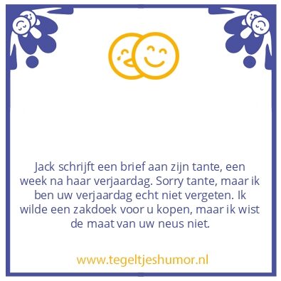 Tegeltje: Maat