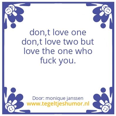 Tegeltje: monique janssen