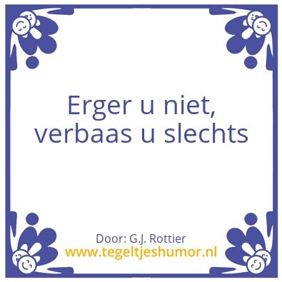 Tegeltje: Wijsheden van Gert – Jan