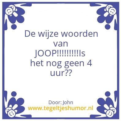 Tegeltje: Lache