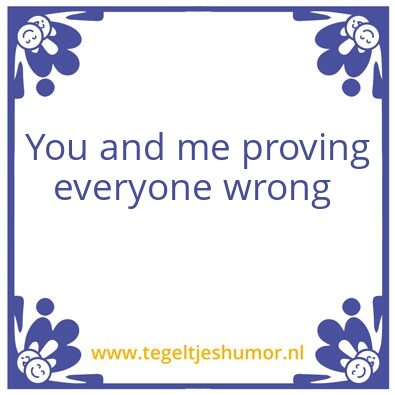 Tegeltje: Naam