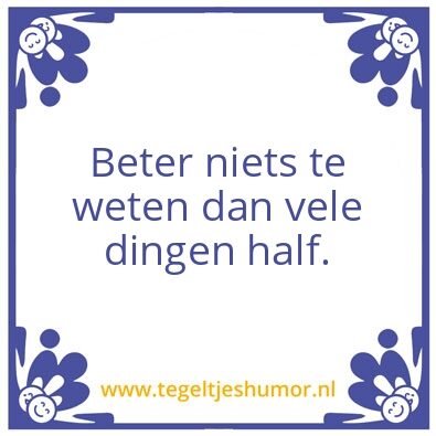 Tegeltje: Wijsheid