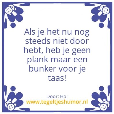 Tegeltje: Ik