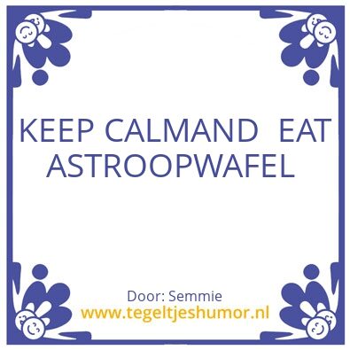 Tegeltje: Bas
