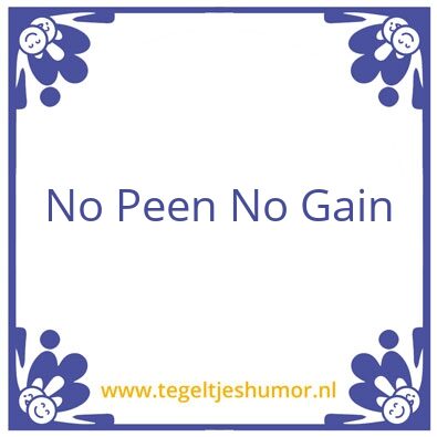 Tegeltje: Peen