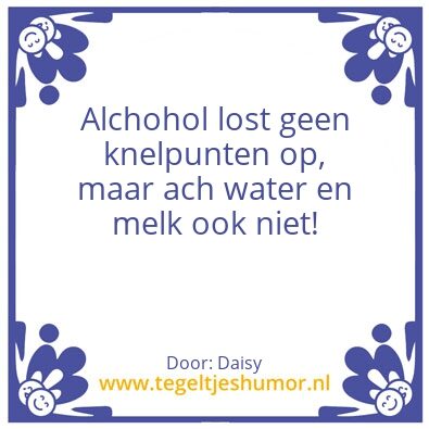 Tegeltje: Knelpunten