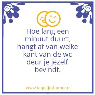 Tegeltje: WC