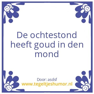 Tegeltje: Goud