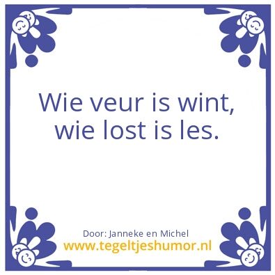 Tegeltje: .