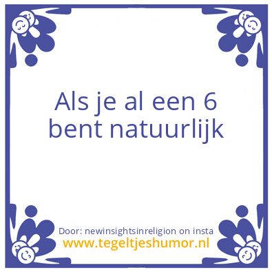 Tegeltje: to win big