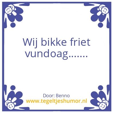 Tegeltje: Bikke