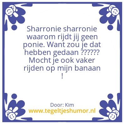 Tegeltje: Sharkies love