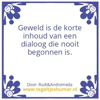 Tegeltje: Oorlog
