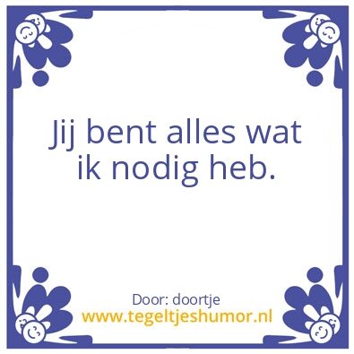 Tegeltje: jonge