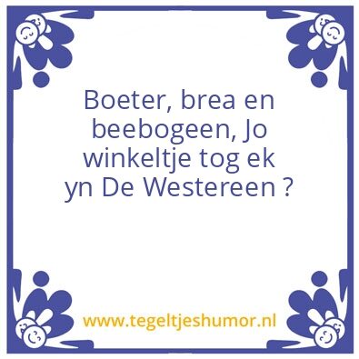 Tegeltje: De Westereen