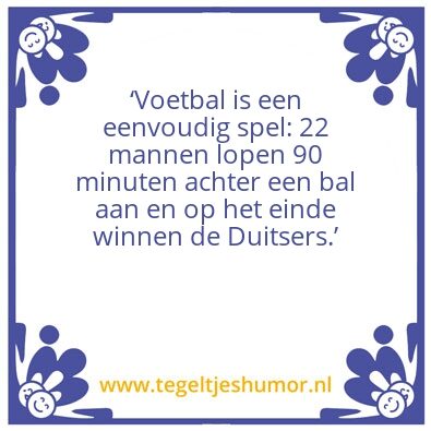 Tegeltje: Duitsers