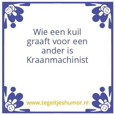 Tegeltje: loonwarker