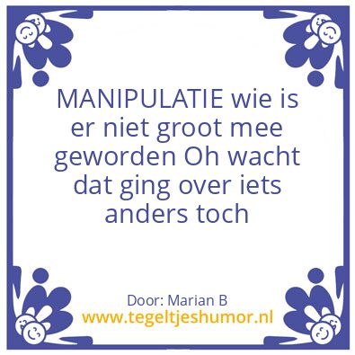 Tegeltje: Marian Borg