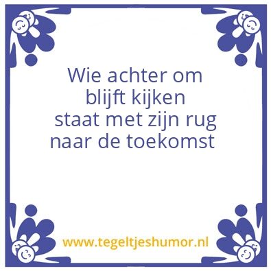 Tegeltje: Toekomst