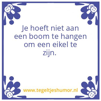 Tegeltje: Tegelwijsheid