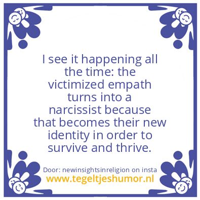 Tegeltje: the victimized empath