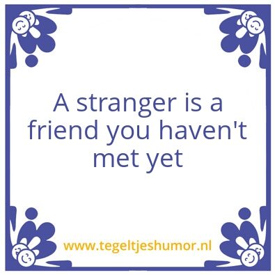 Tegeltje: Vriendschap