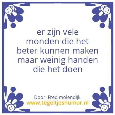 Tegeltje: Waarheid