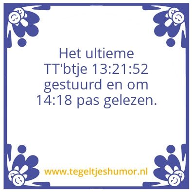 Tegeltje: Babbelbox