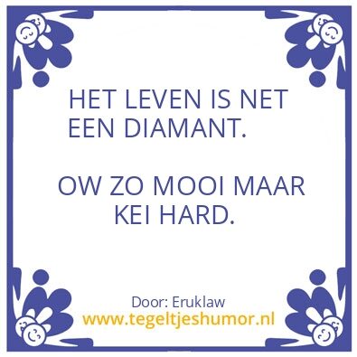 Tegeltje: Diamant