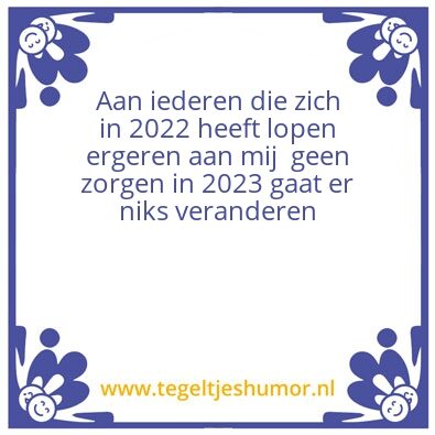 Tegeltje: Grappig
