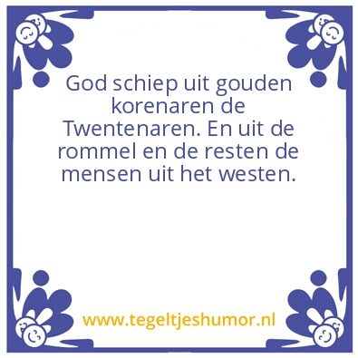 Tegeltje: Twente