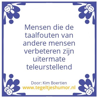 Tegeltje: Kim Boertien