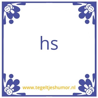 Tegeltje: zzz zakmaar zegguh