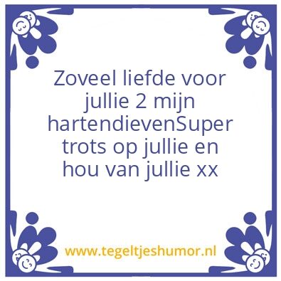 Tegeltje: Mijn gezin