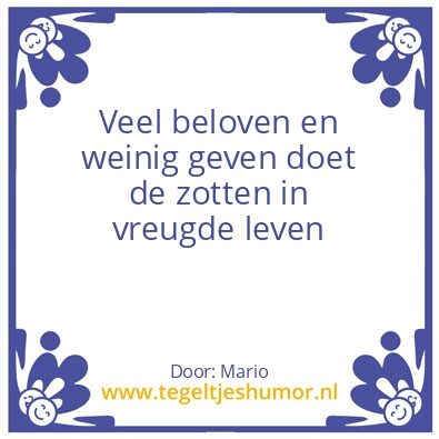 Tegeltje: De waarheid