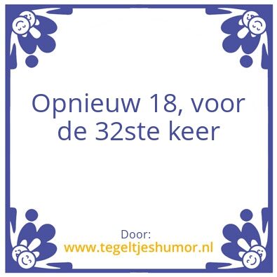 Tegeltje: Tegeltje