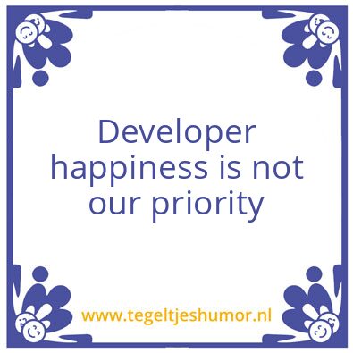 Tegeltje: Happines