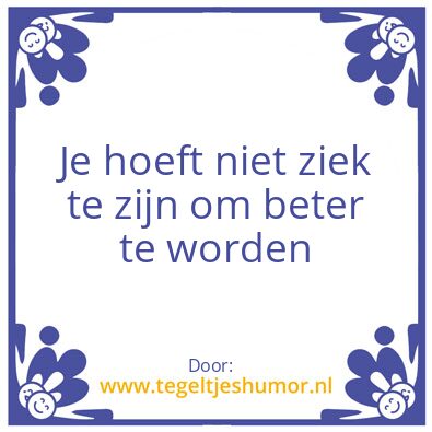 Tegeltje: Tegeltje