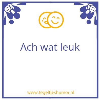 Tegeltje: Willy