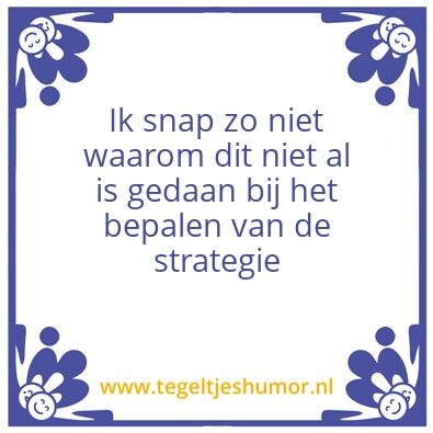 Tegeltje: Tegel