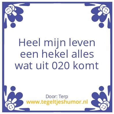 Tegeltje: mijn spreuk
