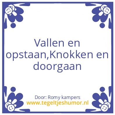 Tegeltje: Life