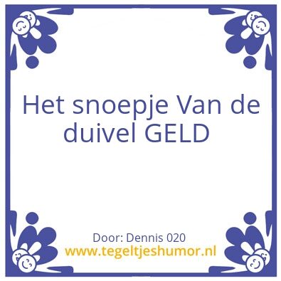Tegeltje: Feiten