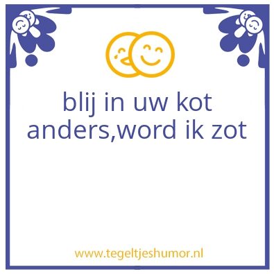 Tegeltje: corona